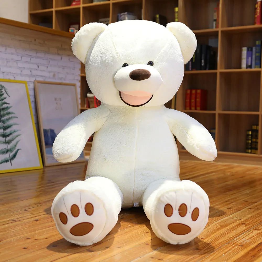 Giant stuffed bear in multiple colors and sizes