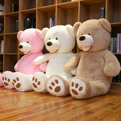 Giant stuffed bear in multiple colors and sizes