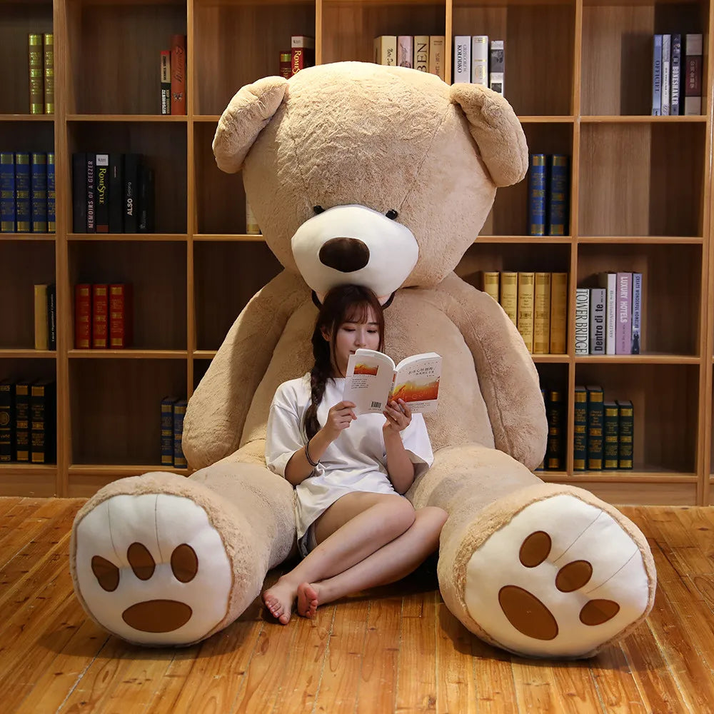 Giant stuffed bear in multiple colors and sizes