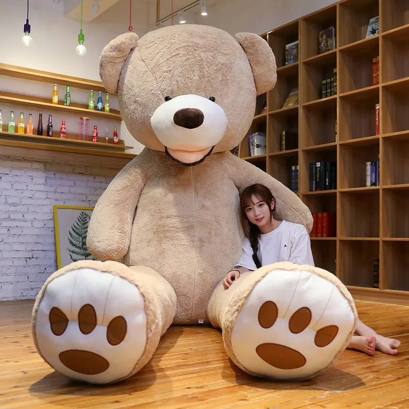 Giant stuffed bear in multiple colors and sizes
