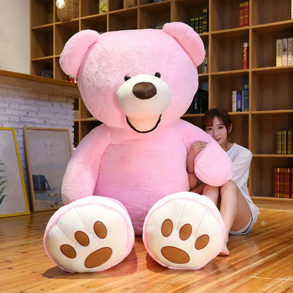 Giant stuffed bear in multiple colors and sizes