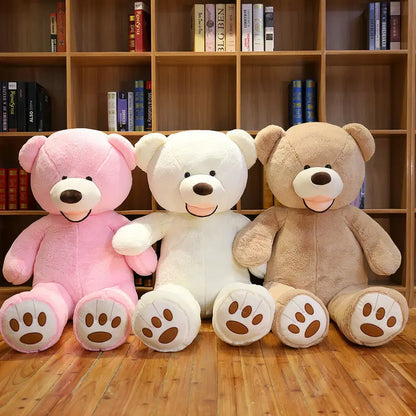 Giant stuffed bear in multiple colors and sizes