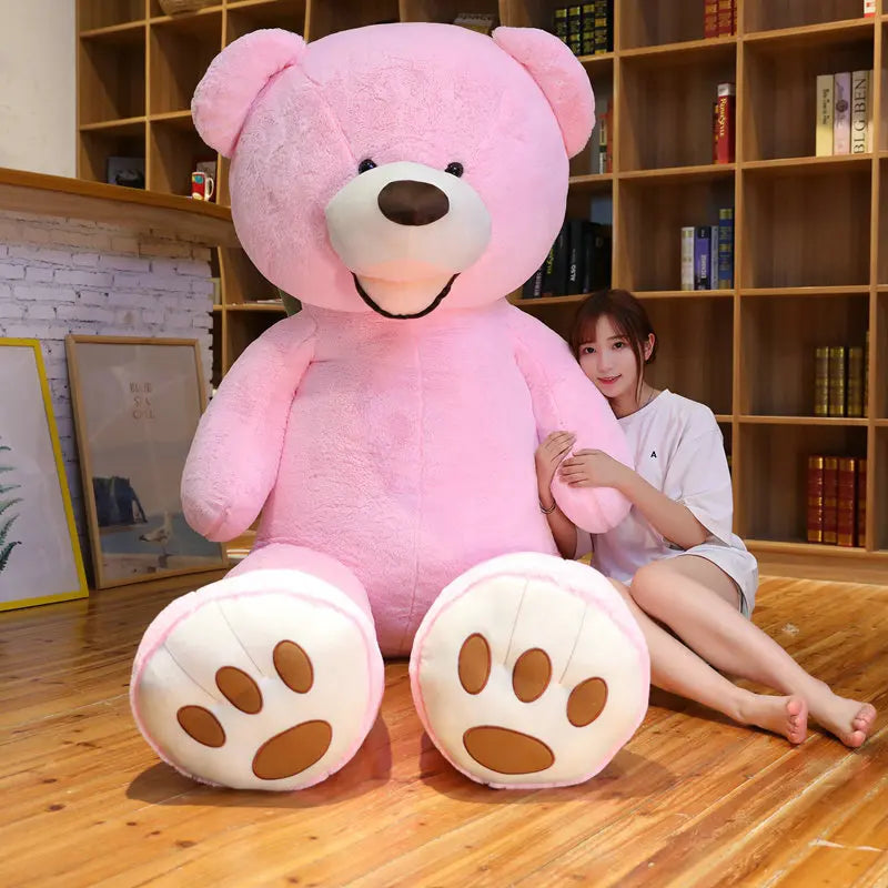 Giant stuffed bear in multiple colors and sizes