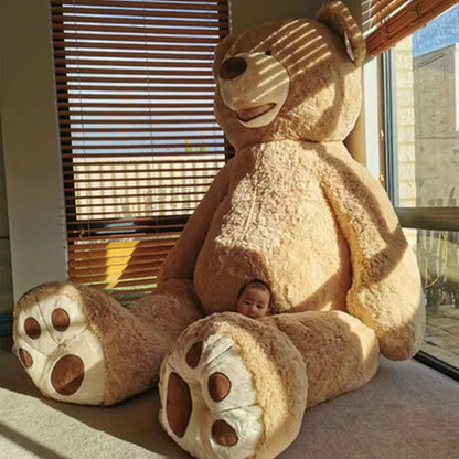 Giant stuffed bear in multiple colors and sizes